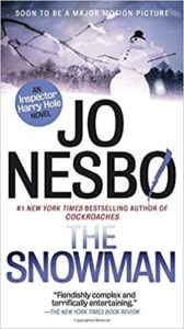 Cover image of "The Snowman" by Jo Nesbo, a novel about serial murders