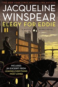 Cover image of "Elegy for Eddie" by Jacqueline Winspear, the new Maisie Dobbs novel