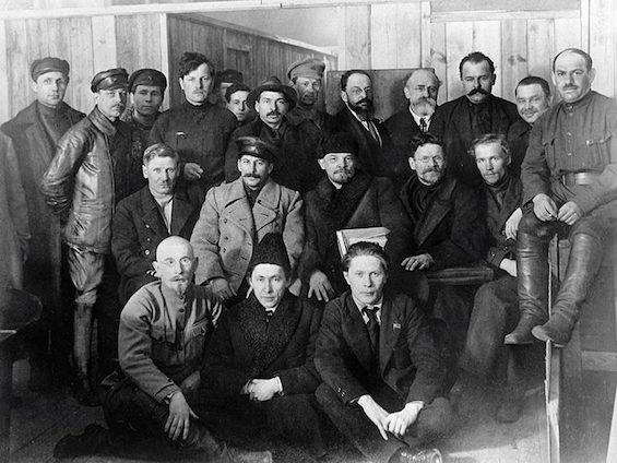 Group photo of Old Bolsheviks, who led the world Communist movement