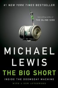 Cover image of "The Big Short," a book about Great Recession investors