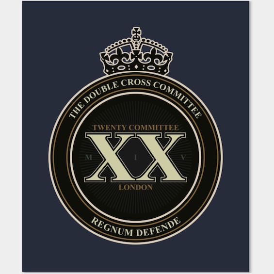 Shield of the XX Committee which ran Operation Double Cross