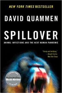Cover image of "Spillover," a book about emerging diseases