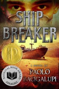 sci-fi novel: Ship Breaker by Paolo Bacigalupi