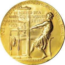 A Pulitzer Prize medal, the subject of this article that asks, How much is a Pulitzer Prize worth?