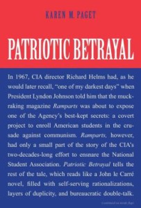 Cover image of "Patriotic Betrayal," a book about the National Student Association
