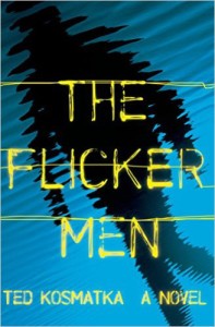 Cover image of "The Flicker Men," a novel about quantum mechanics