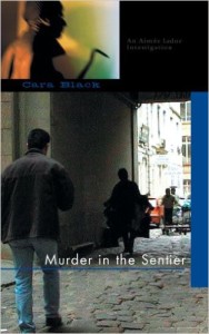 Cover image of "Murder in the Sentier," a novel about a brilliant French detective