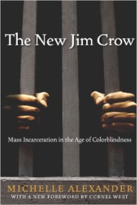 Cover image of "The New Jim Crow," a book the broken US criminal justice system.