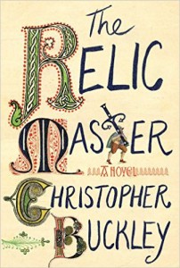 Cover image of "The Relic Master," satirical Catholic history