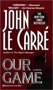 Cover image of "Our Game," a novel by John Le Carre
