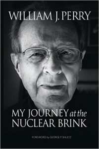 Cover image of "My Journey to the Nuclear Brink," a memoir about the enduring nuclear threat.