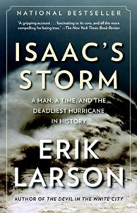 Cover image of "Isaac's Storm," a book about America's deadliest hurricane