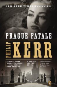 Cover image of "Prague Fatale," a novel about a hard-boiled detective 