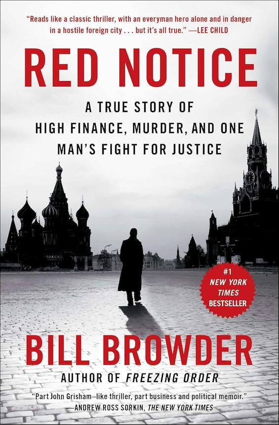 Cover image of "Red Notice," a book about Putin's Russia