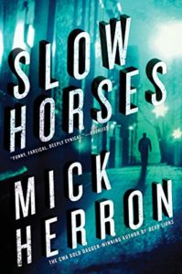Cover image of "Slow Horses," an example of British satire 