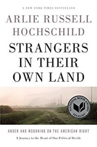 Cover image of "Strangers in Their Own Land," a book about Trump voters