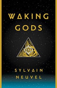 Cover image of "Waking Gods," a novel about giant robots