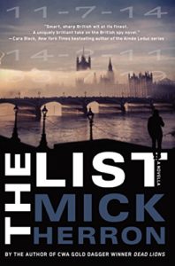 Cover image of "The List," a novella in Mick Herron's Slough House series