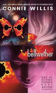 Cover image of "Bellwether," a satirical sci-fi novel
