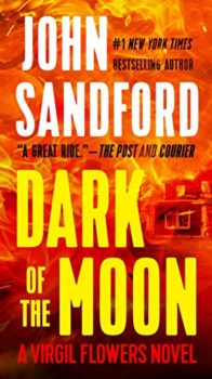 Cover image of "Dark of the Moon," a novel involving a right-wing preacher