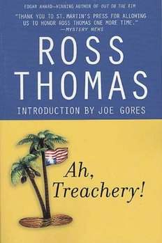 Cover image of "Ah, Treachery!," the final Ross Thomas novel.