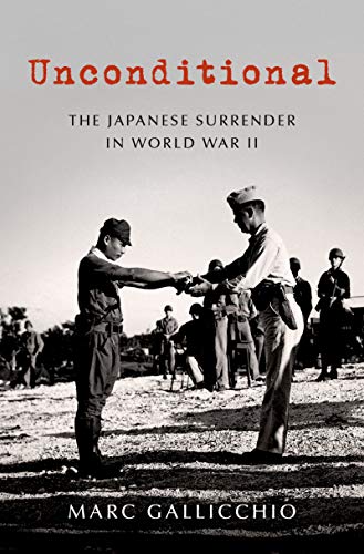 The unconditional Japanese surrender in WWII