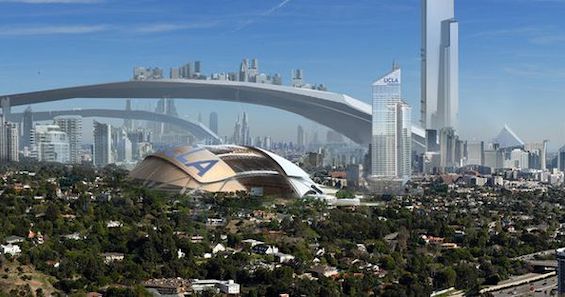 A vision of Los Angeles in 2100, like the city in this novel of a future dystopian America