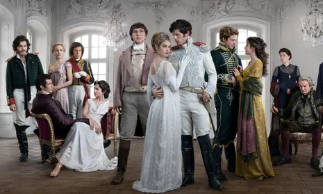 Photo of the cast of a BBC production of "War and Peace," which many think was the greatest novel ever