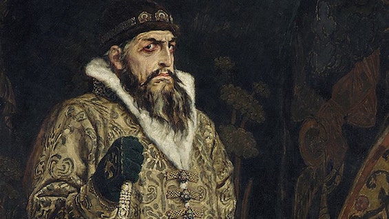 Portrait of Ivan the Terrible of Russia, whose illness illustrates how disease changed history