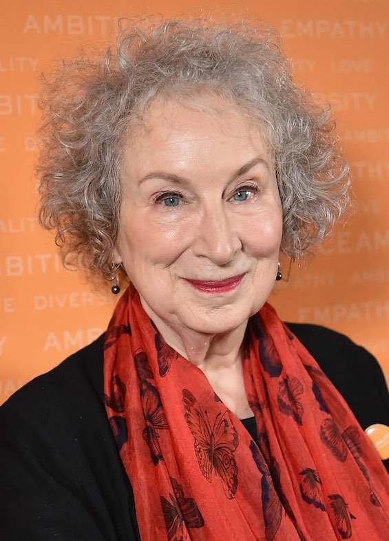 Photo of Margaret Atwood, author of brilliant dystopian fiction
