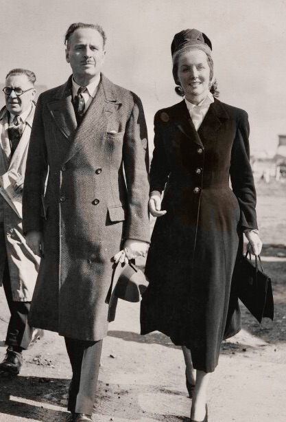 Photo of Oswald and Diana Mosley, one of the Mitford sisters