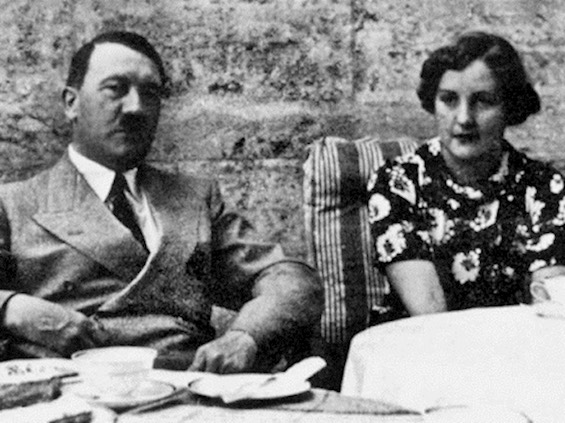 Adolf Hitler and Unity Mitford, one of the Mitford sisters