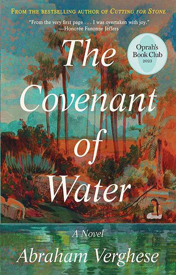 Cover image of "The Covenant of Water," a multi-generational saga set in 20th century India