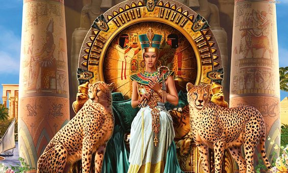 Image of the Egyptian Queen as so often viewed, defying the truth about Cleopatra