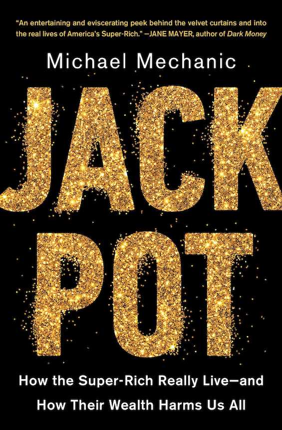 Cover image of "Jackpot," one of the books about billionaires listed here