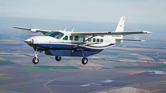 Photo of Cessna Grand Caravan, a key element in this science fiction adventure story