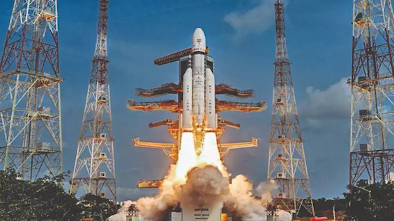 Photo of a rocket launch in India like one that takes place in this new alien invasion novel
