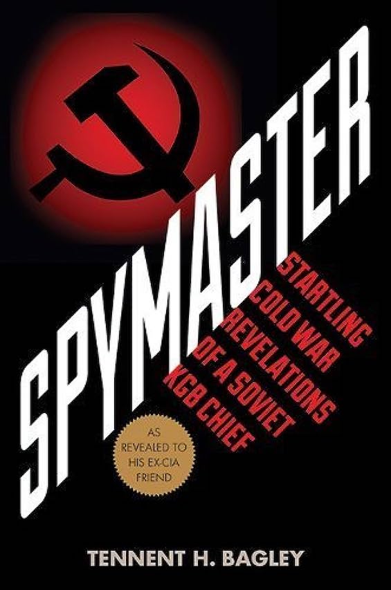 Cover image of "Spymaster," a book as told by a top KGB spymaster