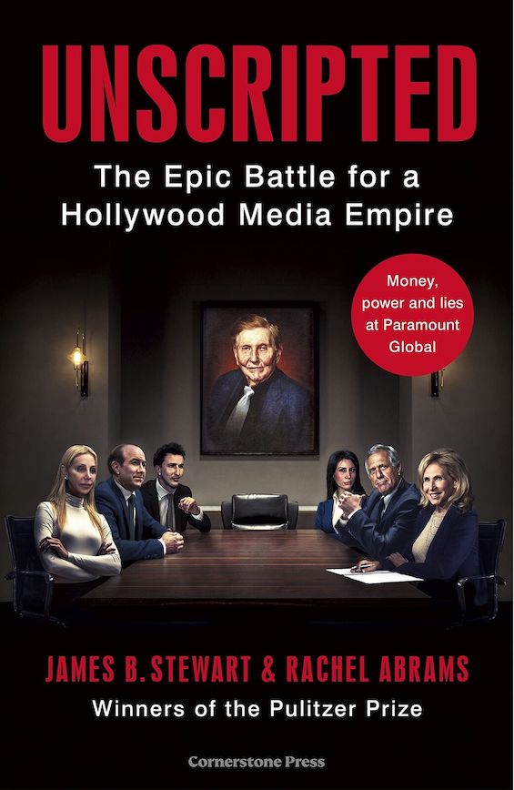 Cover image of "Unscripted," a book about "Succession" in real life