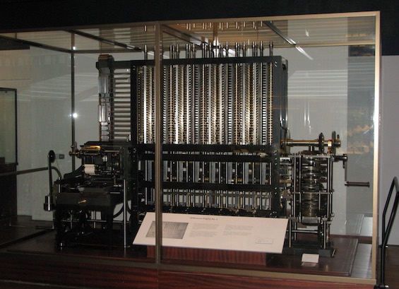 A model of the Difference Engine, star of this alternate computer history