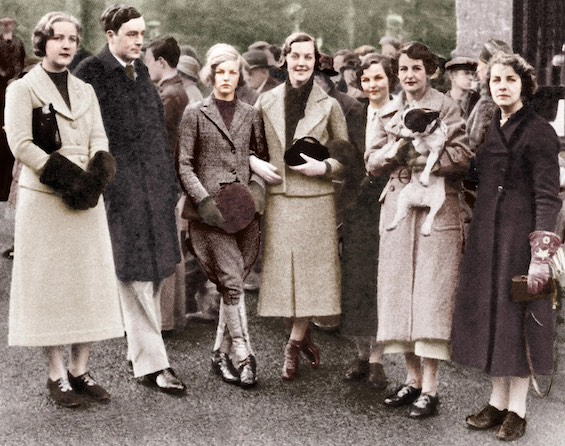 Photo of the Mitford sisters, models for the central characters in this gripping alternate history