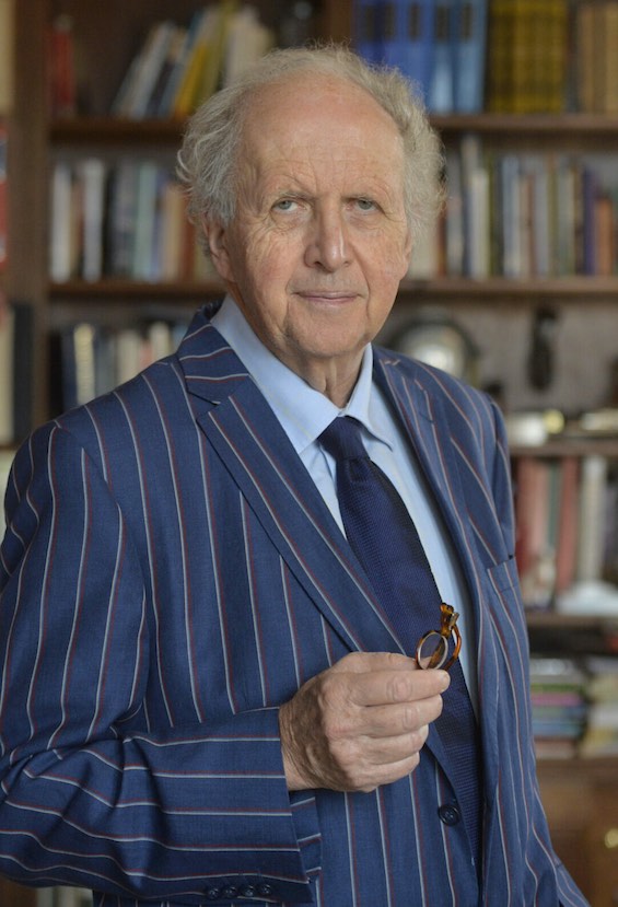 Photo of Alexander McCall Smith, author of this series of novels about the African lady detectives