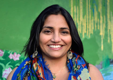 Photo of Nilima Rao, author of this South Pacific mystery