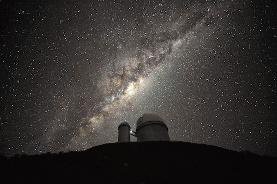 Photo of the Milky Way galaxy, center of the speculation in this novel explaining the Fermi Paradox