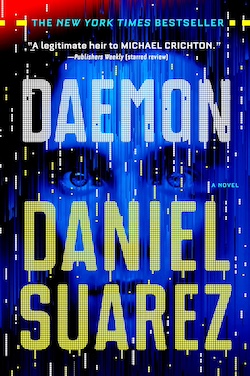 Cover image of "Daemon," one of the best techno-thrillers
