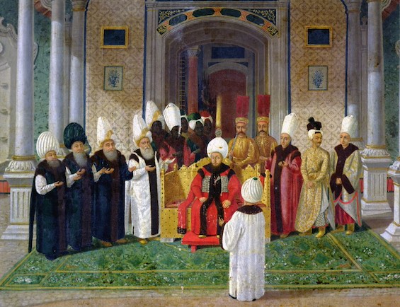 Painting of the Sultan of the Ottoman Empire at a time when the modern world began