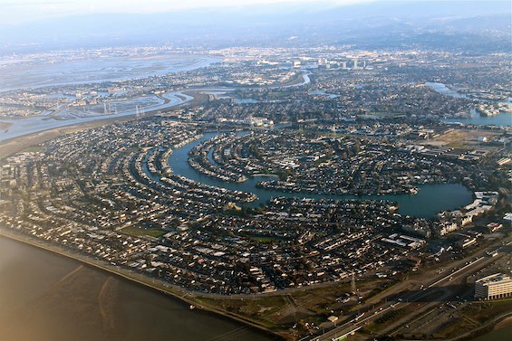 Aerial view of Silicon Valley, the setting for much of this tech industry memoir