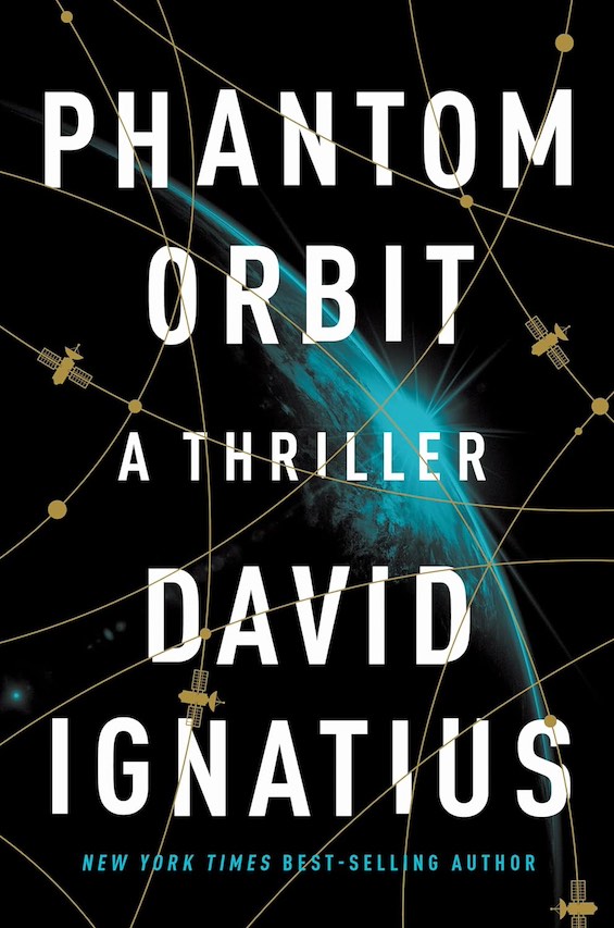 Cover image of "Phantom Orbit," a novel about real war in space