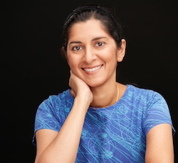 Photo of S. B. Divya, author of this fast-paced techno-thriller