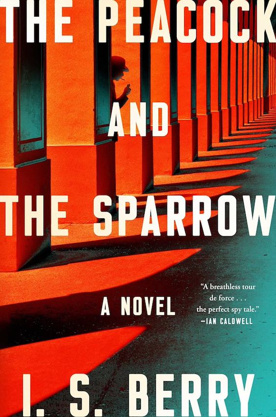 Cover image of "The Peacock and the Sparrow," a novel about a spy's last posting for the CIA